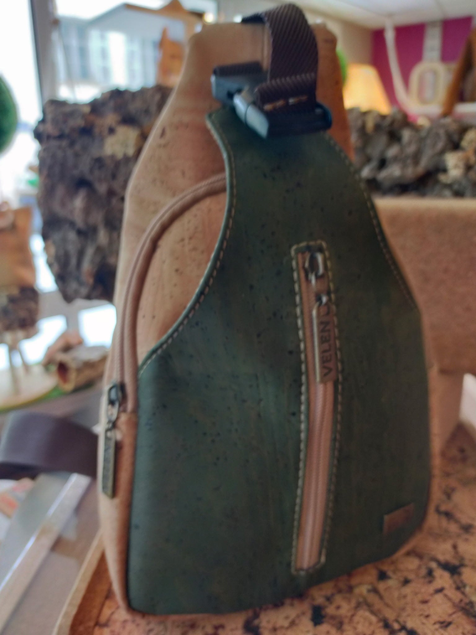 Sac banane en liège pour homme