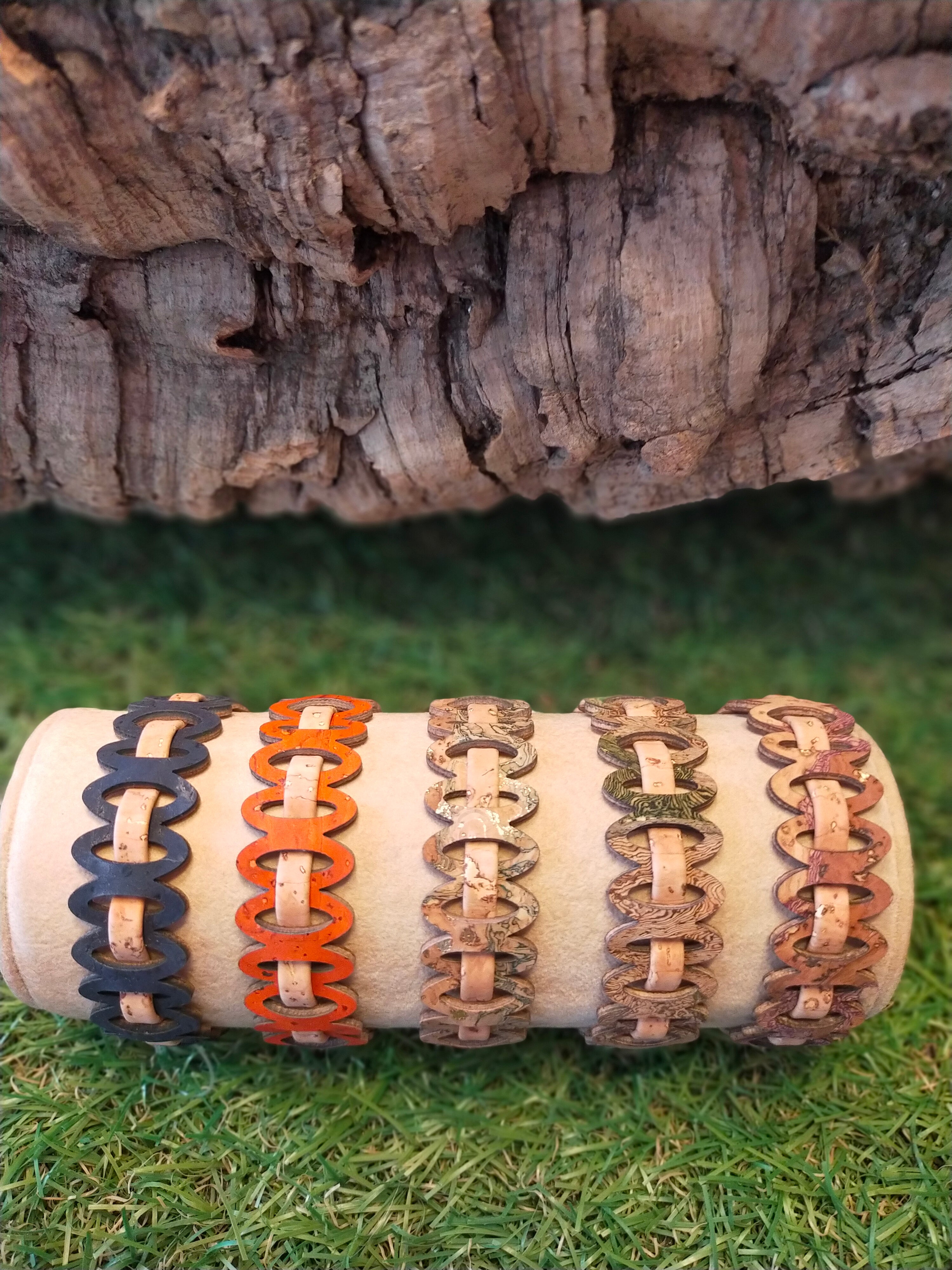 Bracelet en liège femme