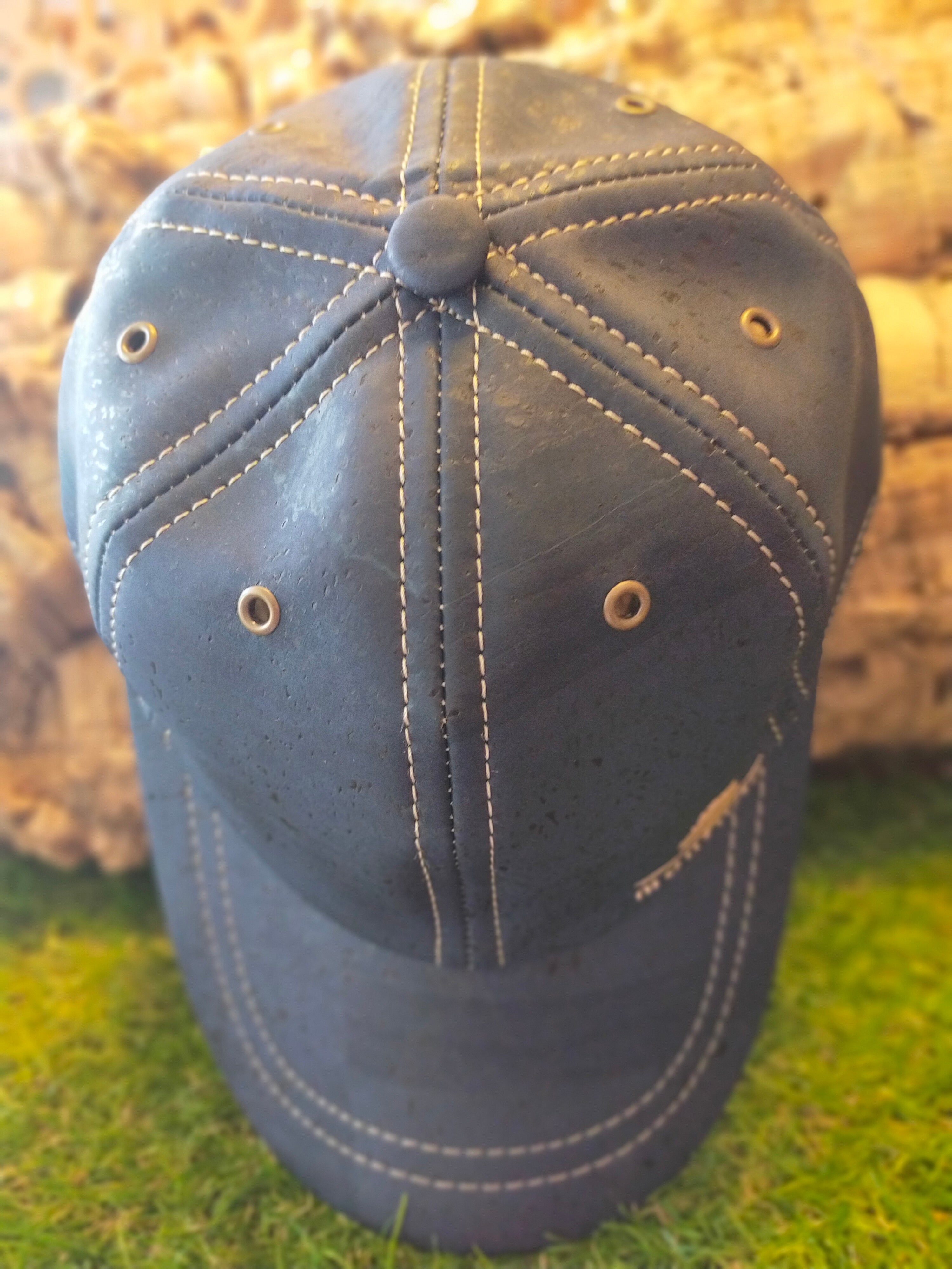 Casquette en liège bleue
