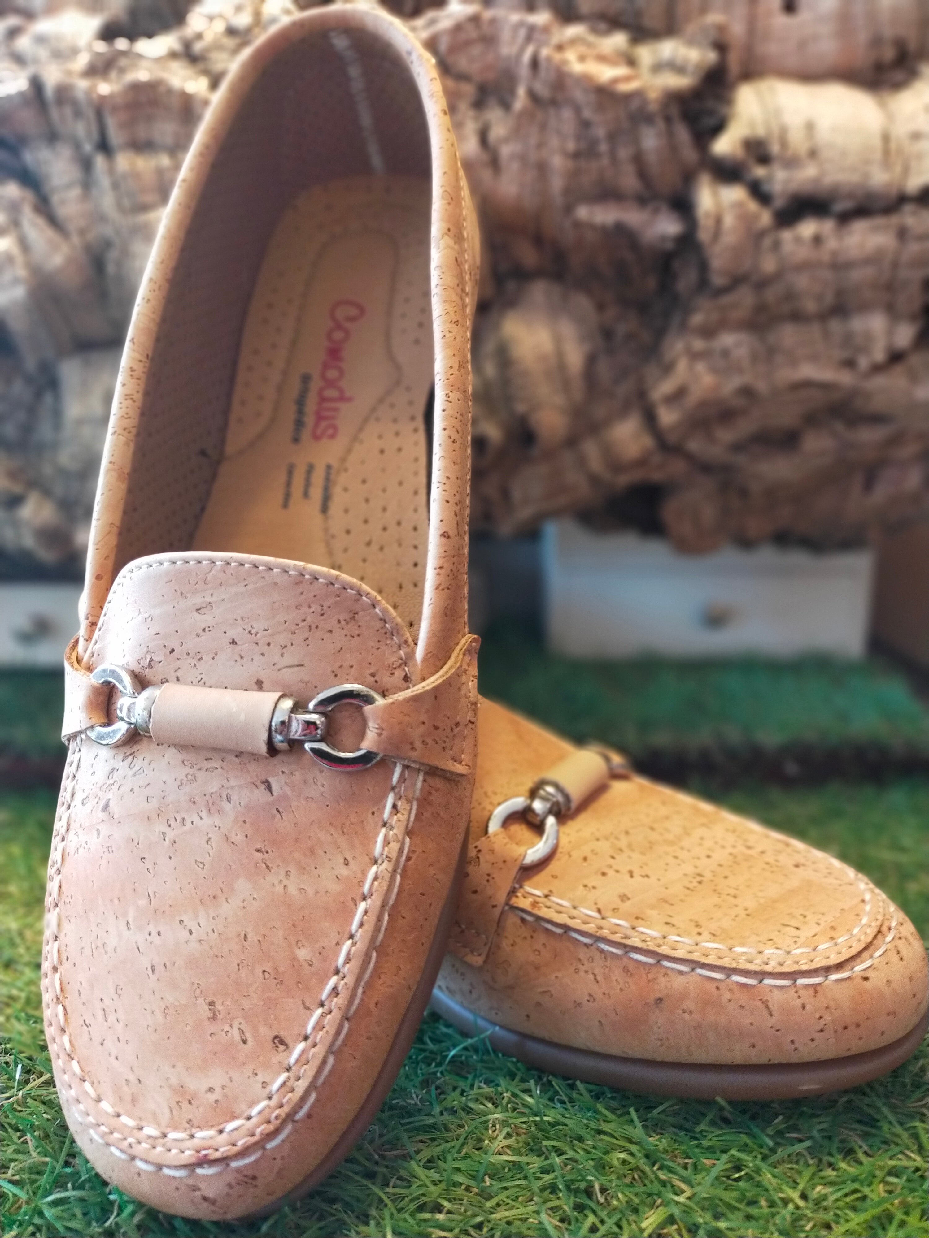 mocassins en liège