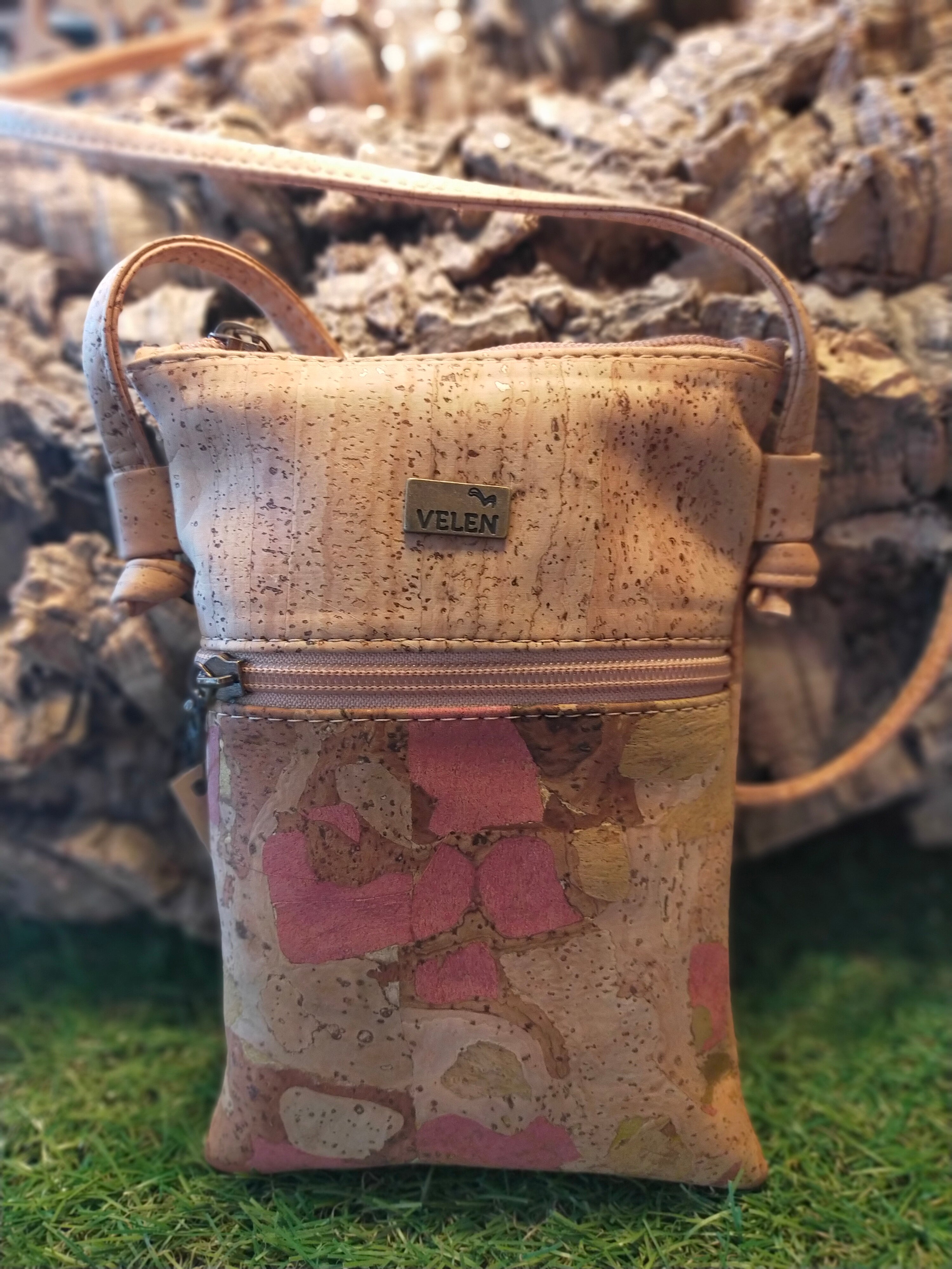 Pochette colorée en liège