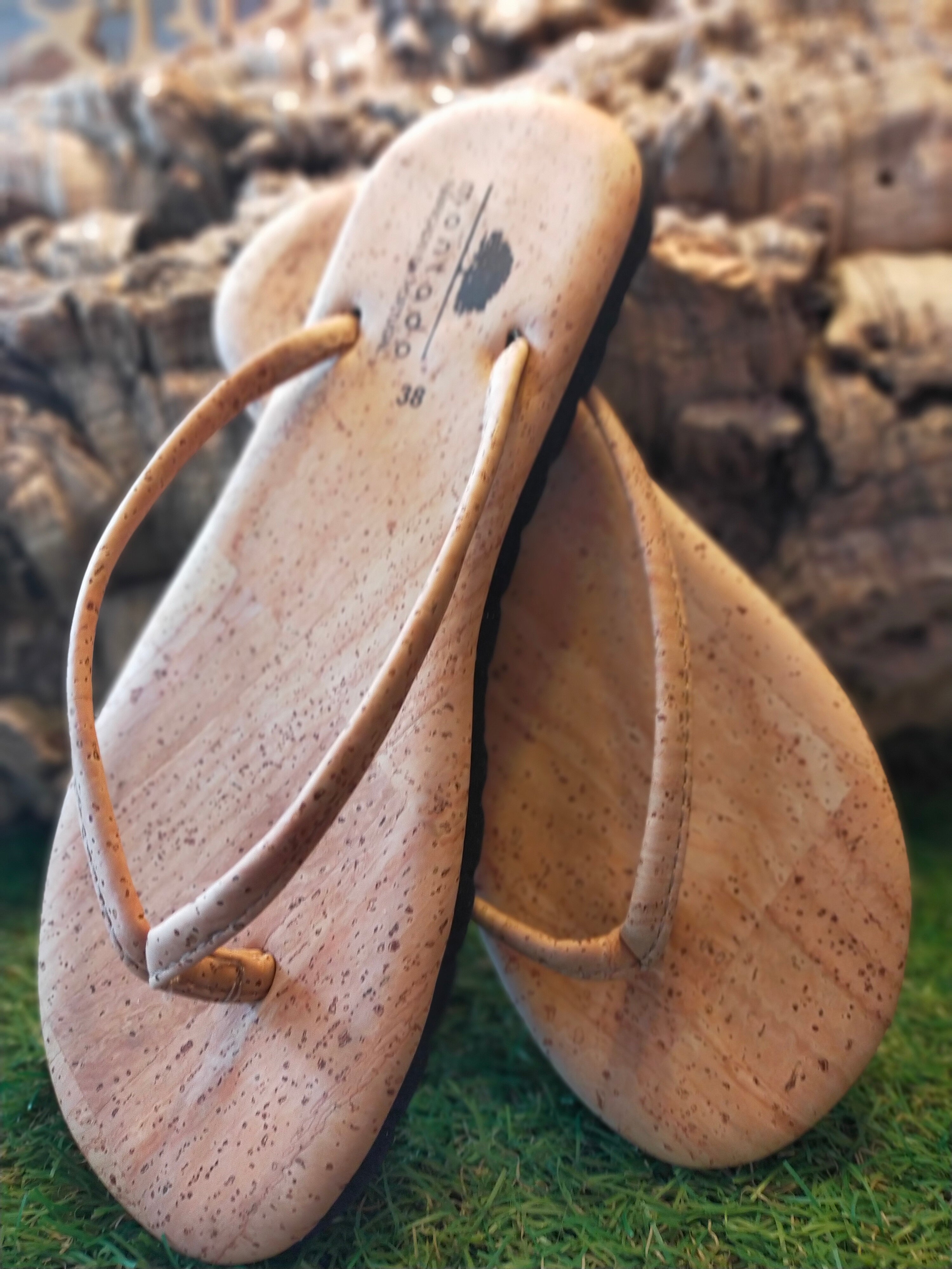 tongs en liège